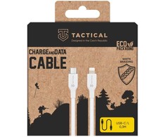 „Tactical Stitch Thread“ laidas USB-C/Lightning 0.3m baltos spalvos