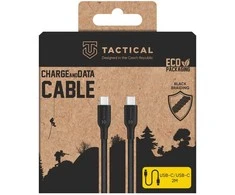 Tactical Stitch Thread kabelis USB-C/USB-C 2m juodos spalvos