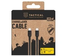 Tactical Stitch Thread kabelis USB-C/USB-C 0.3m juodos spalvos