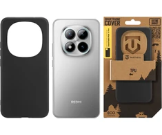 Tactical TPU dėklas skirtas Xiaomi Redmi Note 15 Pro+ juodos spalvos