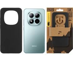 Tactical TPU dėklas skirtas Xiaomi Redmi Note 15 Pro juodos spalvos