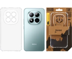 Tactical TPU Plyo dėklas skirtas Xiaomi Redmi Note 15 Pro skaidrus