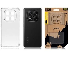 Tactical TPU Plyo dėklas skirtas Xiaomi Redmi Note 14 Pro 5G skaidrus