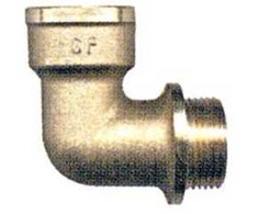 Tdm_Brass Alkūnė TMD brass, 1″, 90°, vidinis/išorinis sriegiai