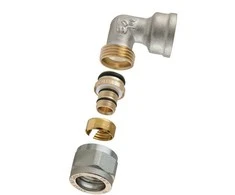 Tdm_Brass DVIGUBA IŠARDOMOJI ALKŪNĖ; 1470E; 16X¾”; VIDINIS SRIEGIS
