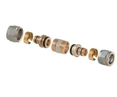 Tdm_Brass Išardomoji užveržiama jungtis 1440, 16 x 16 mm