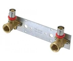 Tdm_Brass Montažinė plokštė su presuojamom alkūnėm, D18-1/2″