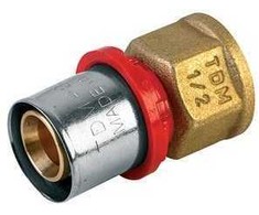 Tdm_Brass Presuojamas adapteris TDM Brass Art 1635, 16 mm x ½”