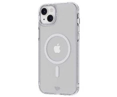 Dėklas Tech 21 „Tech21 EvoClear“ su „MagSafe“, skirtu „iPhone 15 Plus“ (2023 m.) – skaidrus