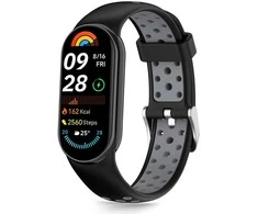 Tech-Protect apyrankė IconBand Air Xiaomi Smart Band 8 / 9 / 10 / NFC juodos spalvos/pilkos spalvos