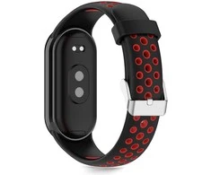 Tech-Protect apyrankė IconBand Air Xiaomi Smart Band 8 / 9 / 10 / NFC juodos spalvos/raudonos spalvos