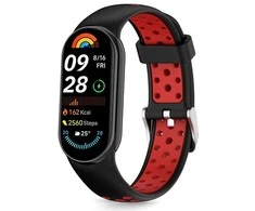 Tech-Protect apyrankė IconBand Air Xiaomi Smart Band 8 / 9 / 10 / NFC juodos spalvos/raudonos spalvos