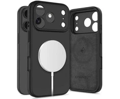 „Tech-Protect BasicMag MagSafe“ dėklas, skirtas „iPhone 17 Pro Max“ – matinis juodas