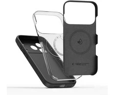 „Tech-Protect BasicMag MagSafe“ dėklas, skirtas „iPhone 17 Pro Max“ – matinis juodas