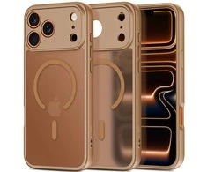 Tech-Protect BasicMag MagSafe dėklas telefonui Apple iPhone 17 Pro matinės rudos spalvos