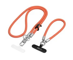 Tech-Protect C10S ROPE CROSSBODY & WRIST Oranžinis/TITANIUM