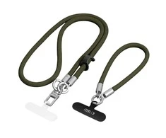 Tech-Protect C10S ROPE CROSSBODY & WRIST ALYVŲ ŽALUMO/TITANO SPALVOS