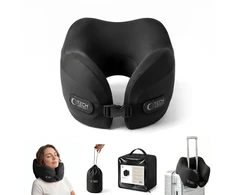 TECH-PROTECT COMFORTREST KELIONINĖ KAKLO PAGALVĖ JUODA