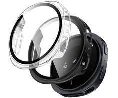 Tech-Protect DEFENSE 2-PACK SAMSUNG Samsung Galaxy WATCH 8 / 9 (44 MM) MATINIS Juodas & SKAIDRUS