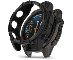 Tech-Protect Defense Air dėklas skirtas Garmin Fenix 8 47mm – juodos spalvos