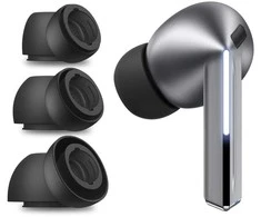 Ausinės Tech-Protect Ear Tips skirta Samsung Galaxy Buds 3 Pro in sizes S / M / L – juodas (3 vnt)