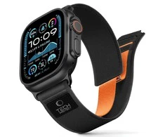 Tech-Protect Elite Elite Apple Watch 8 / 9 / 10 / 11 / SE / Ultra (44 / 45 / 46 / 49 mm) JUODA/ORANŽINĖ