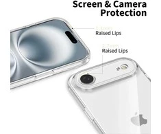 „Tech-Protect FlexAir“ dėklas, skirtas „iPhone 17 Air“ – skaidrus