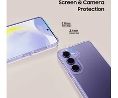 Tech-Protect FlexAir Hybrid dėklas skirtas Samsung Galaxy S25 FE – skaidrus