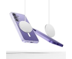 Dėklas Tech Protect „TECH-PRECT FLEXAIR HYBRID“ AKIMIRKSNIUOSE „MAGSAFE GALAXY S25 FE CLEAR“