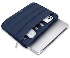 Tech Protect Tech-Protett Fluffy Nešiojamas kompiuteris Bag 13-14 - Navy Mėlyna
