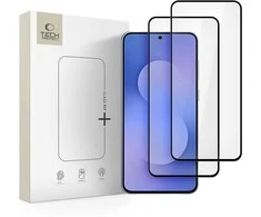Tech-Protect Glass Fit+ 2-pack apsauginis stiklas skirta Samsung Galaxy S25 FE – juodas