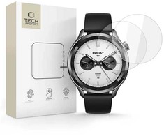 Tech-Protect Glass Fit+ 2-pack apsauginis stiklas skirtas Xiaomi Watch S4 – skaidrus