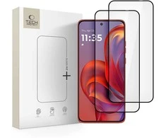 Tech-Protect Glass Fit+ 2-pack apsauginis stiklas skirtas Motorola Edge 50 Neo / 60 Neo – juodas