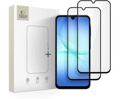 Tech-Protect Glass Fit+ 2-pack apsauginis stiklas skirta Samsung Galaxy A16 4G / 5G / A26 5G / A17 4G / 5G – juodas
