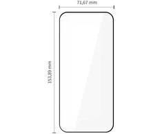 Tech-Protect Glass Fit+ 2-pack skirtas Xiaomi Poco F8 Pro – juodas