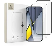 Tech-Protect Glass Fit+ 2-pack skirtas Xiaomi Poco F8 Pro – juodas
