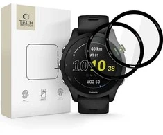 Tech-Protect Glass Flex+ 2-pack hibridinis stiklas skirtas Garmin Forerunner 225 / 255 Music – juodos spalvos