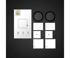 Tech-Protect Glass Flex+ 2-pack hibridinis stiklas Garmin Venu 3S – juodos spalvos