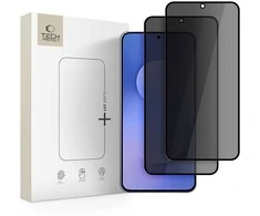 „Tech-Protect Glass Spy+“ dviejų apsauginių stiklų pakuotė „Samsung Galaxy S25 FE“