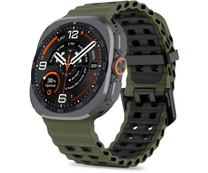 Tech-Protect ICONBAND PRO Samsung Galaxy WATCH ULTRA 1 / 2 2024-2026 (47 MM) KARINIŠKAI ŽALIA/JUODA