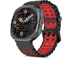 Tech-Protect ICONBAND PRO Samsung Galaxy WATCH ULTRA 1 / 2 2024-2026 (47 MM) JUODA/RAUDONA