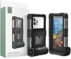 Dėklas Tech-Protect IPX8 Diving Atsparus vandeniui juodos spalvos