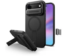 Tech-Protect Kevlar Aura MagSafe dėklas skirtas Apple iPhone Air – juodos spalvos
