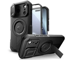 Tech-Protect Kevlar MagSafe dėklas skirtas Apple iPhone 17 Pro Max – juodos spalvos