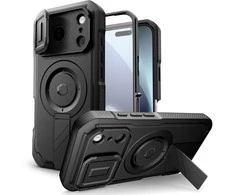 Tech-Protect Kevlar MagSafe dėklas skirtas Apple iPhone 17 Pro – juodos spalvos