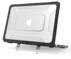Tech-Protect Kevlar Pro Apple MacBook NEO 13 2026 matinės juodos spalvos/skaidrus