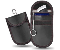 Tech-Protect KLR100 RFID dėklas – juodos spalvos ir raudonos spalvos