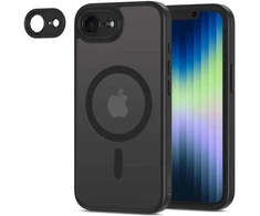 Dėklas Tech-Protect MagCam MagSafe Case for iPhone 16e / 17e - Matte Juodas