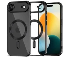 „Tech-Protect MagFlex MagSafe“ dėklas, skirtas „iPhone 17 Air“ – skaidrus, juodas