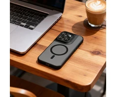 Tech-Protect MagMat MagSafe dėklas Motorola MOTO G67 / G77 MATINĖ juodos spalvos